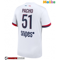 Moške Nogometnih dresov Paris Saint-Germain Willian Pacho #51 Gostujoči 2025-26 Kratki rokavi